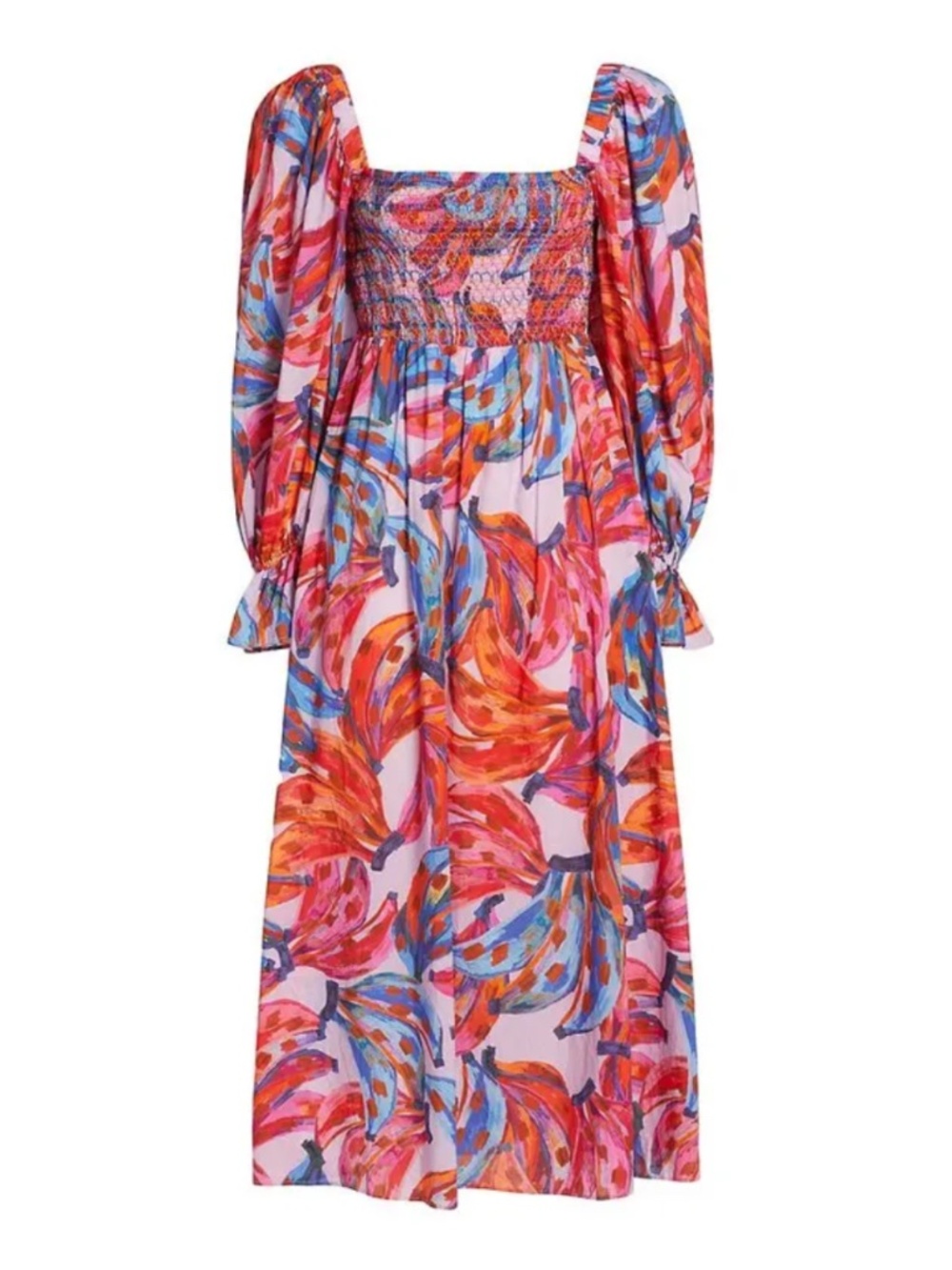 NEW Farm Rio Colorful Bananas Dress Small - Picture 10 of 16